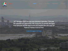 Tablet Screenshot of landscape.uk.com